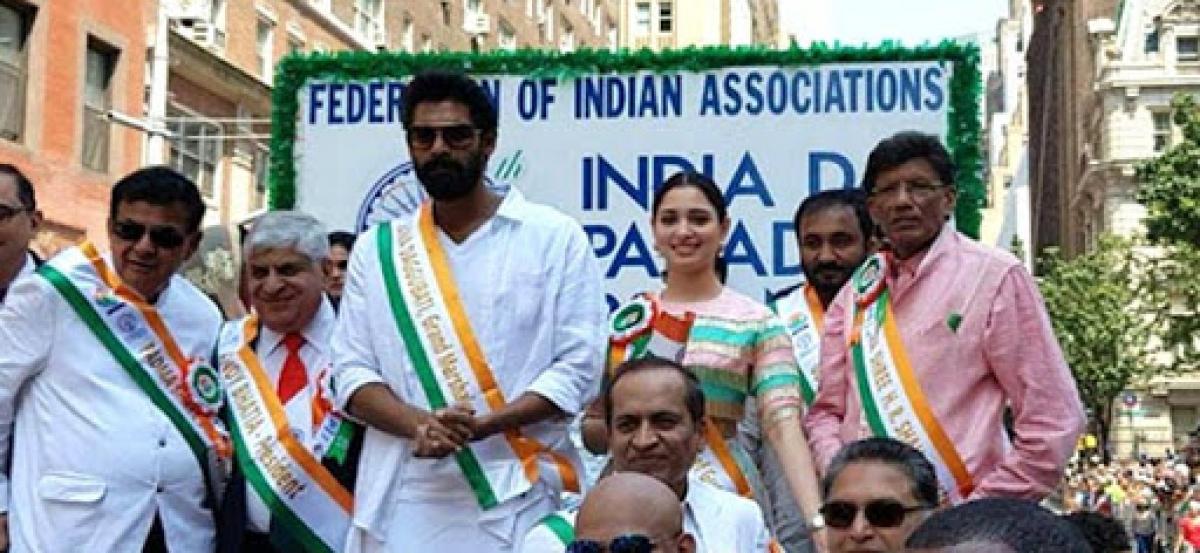 Baahubali stars participate in India Day Parade in NY